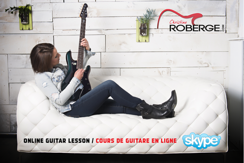 Cours de guitare en ligne via Skype | Online Guitar Lesson via Skype